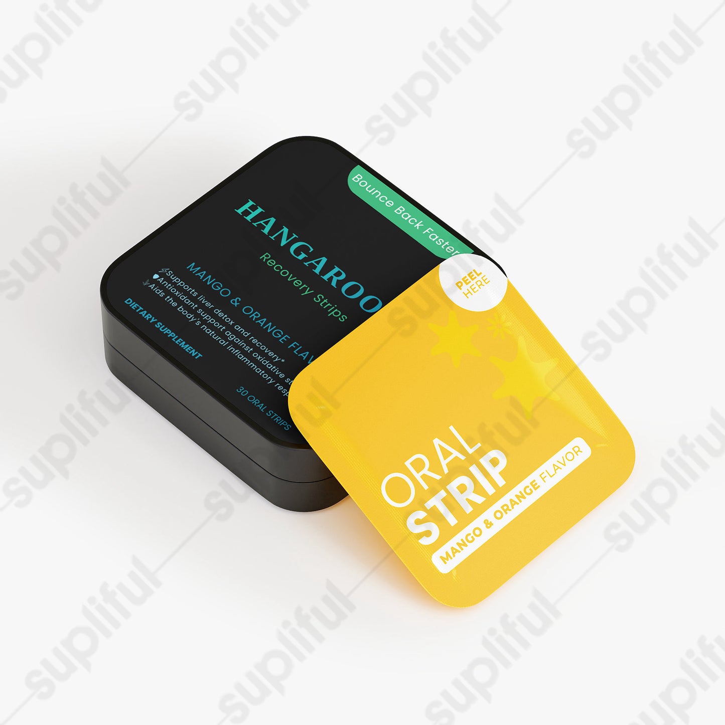 Hangaroo Recovery Strips — Mango & Orange