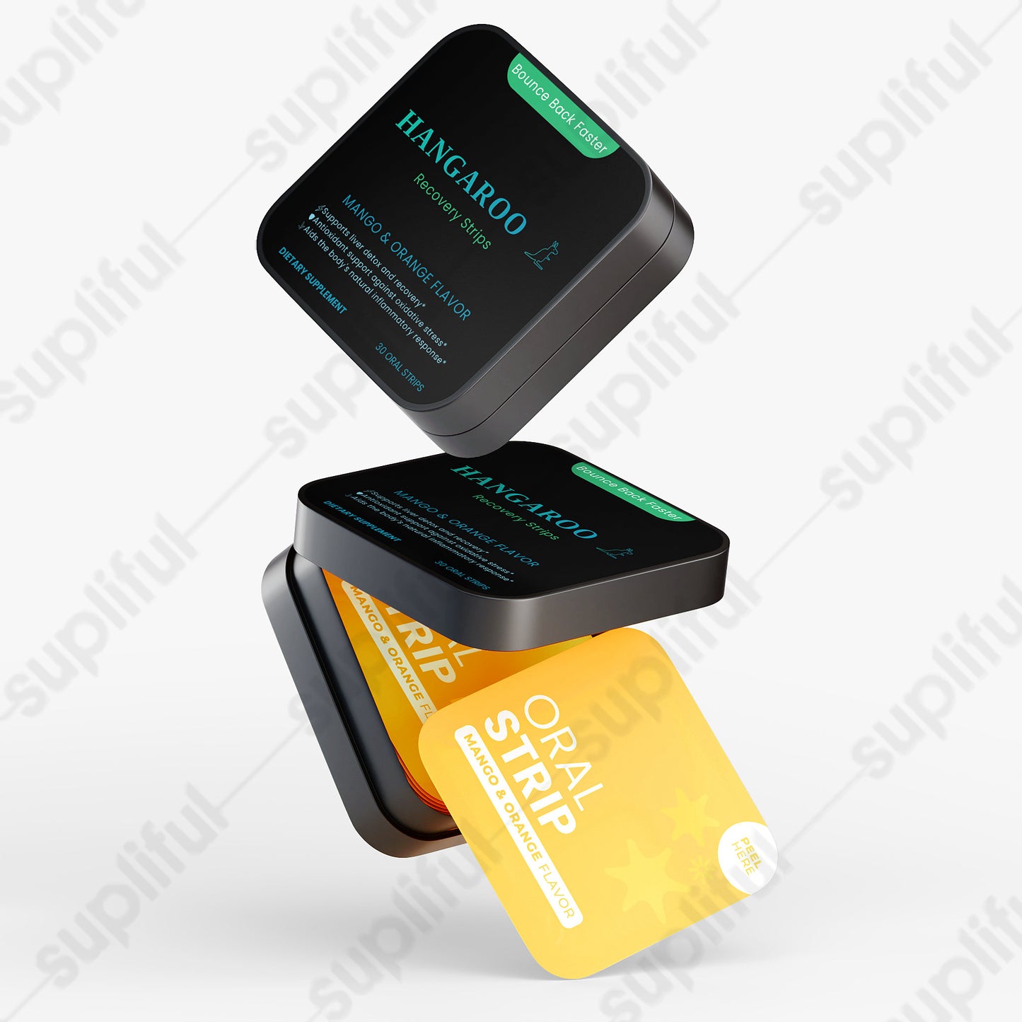 Hangaroo Recovery Strips — Mango & Orange