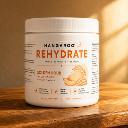 Hangaroo Rehydrate — Golden Hour (Peach Mango)