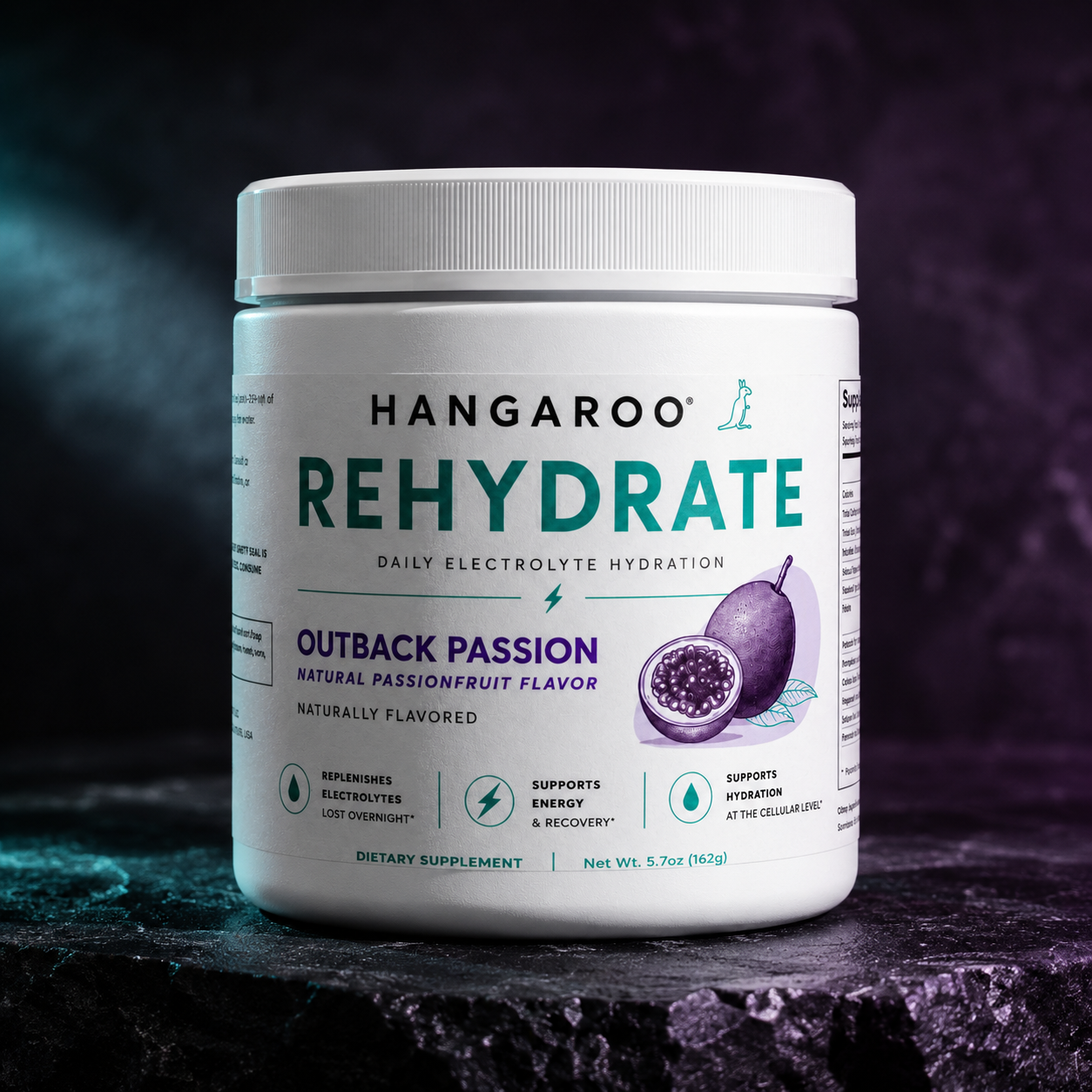 Hangaroo Rehydrate — Outback Passion (Passion Fruit)