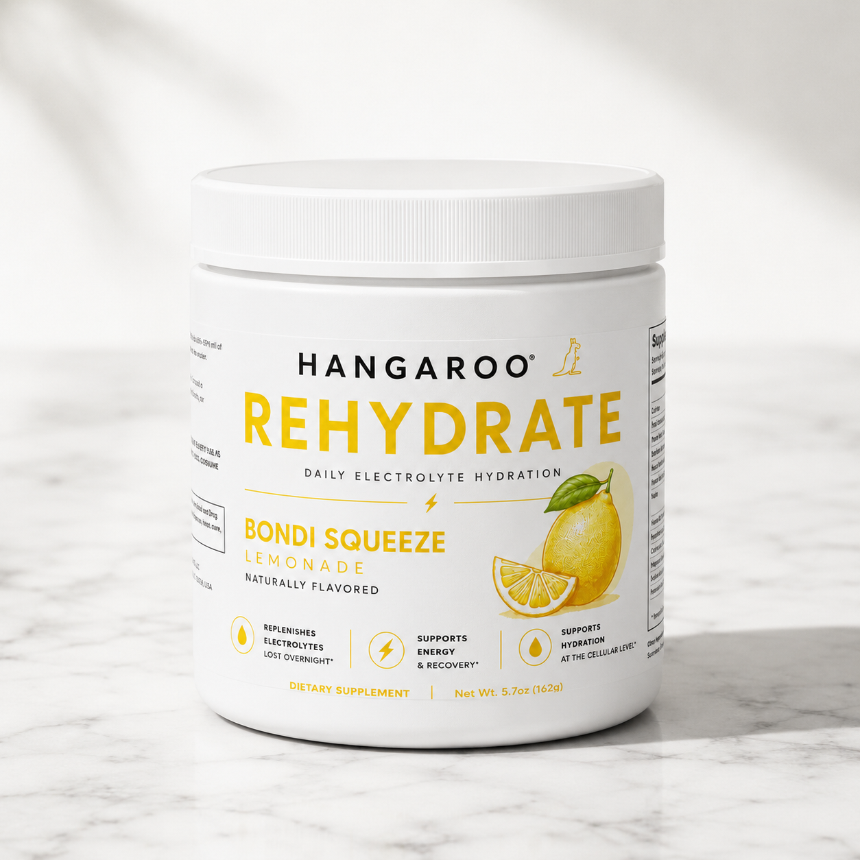 Hangaroo Rehydrate — Bondi Squeeze (Lemonade)
