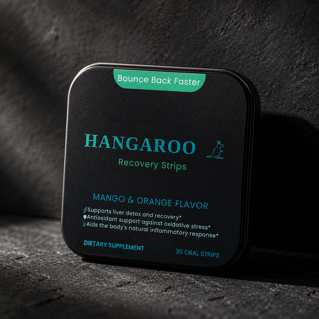 Hangaroo Bounce Strips™ — Mango & Orange | Hangover Recovery